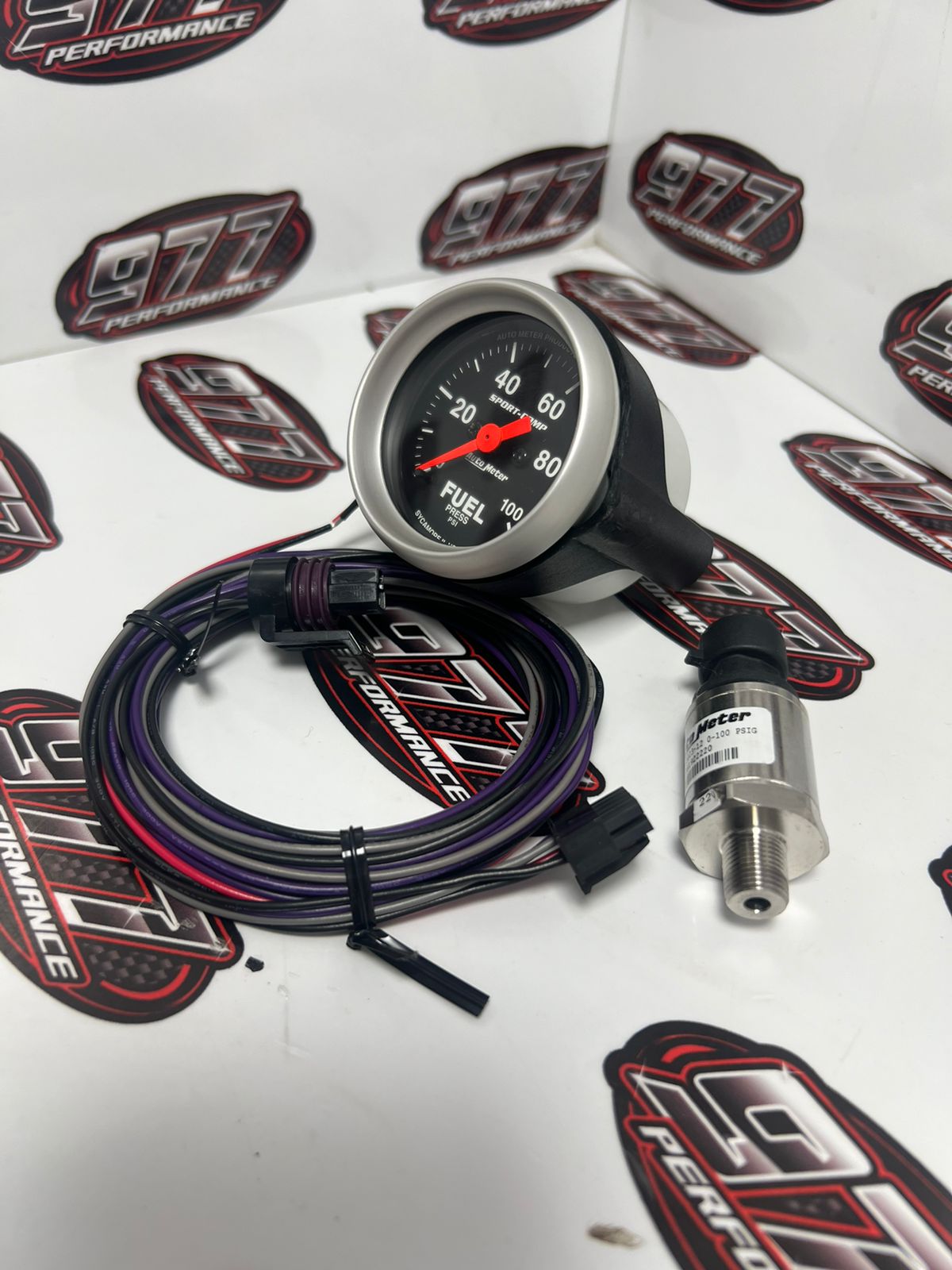Medidor de Pressão de Combustível 0-100psi Sport-Comp - Autometer - 3363