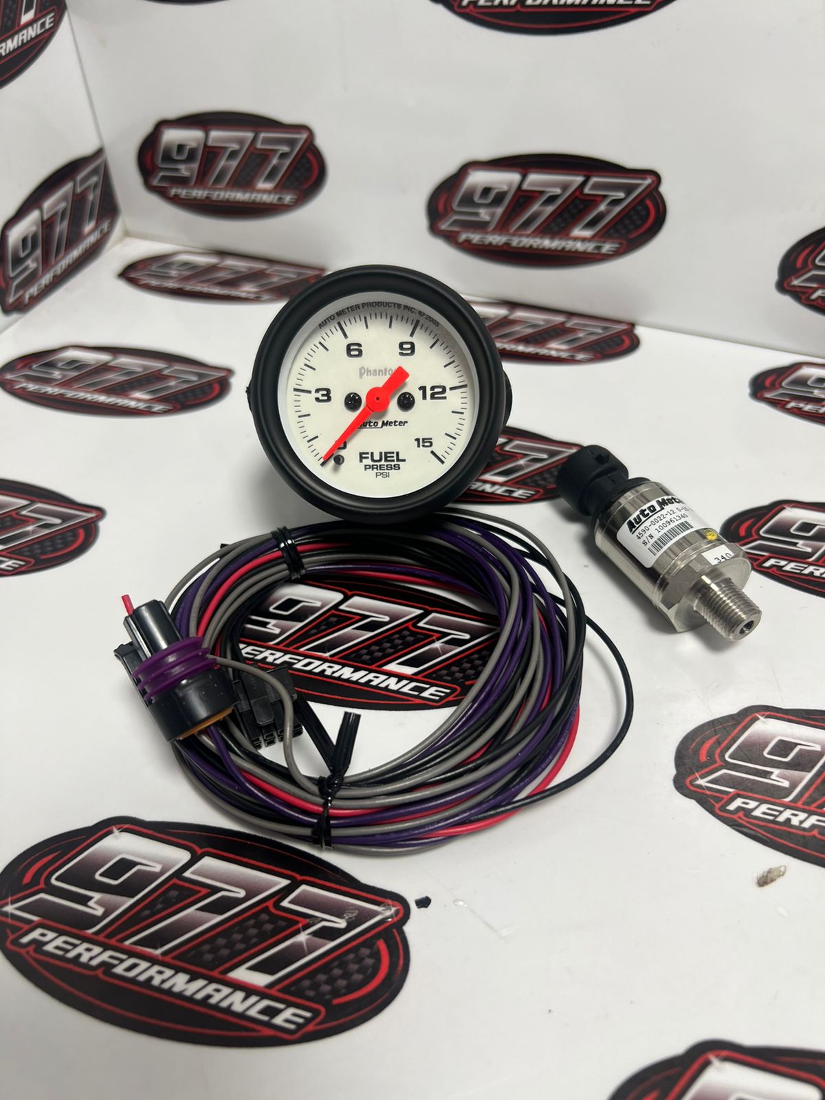 Medidor de Pressão do Combustível 0-15psi Phanton - Autometer - 5761