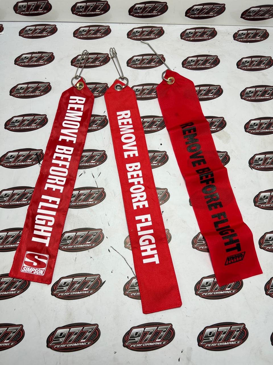 Trava de Paraquedas - Remove Before Flight