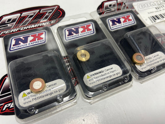 Discos de segurança Nitrous Express e Comp Cams