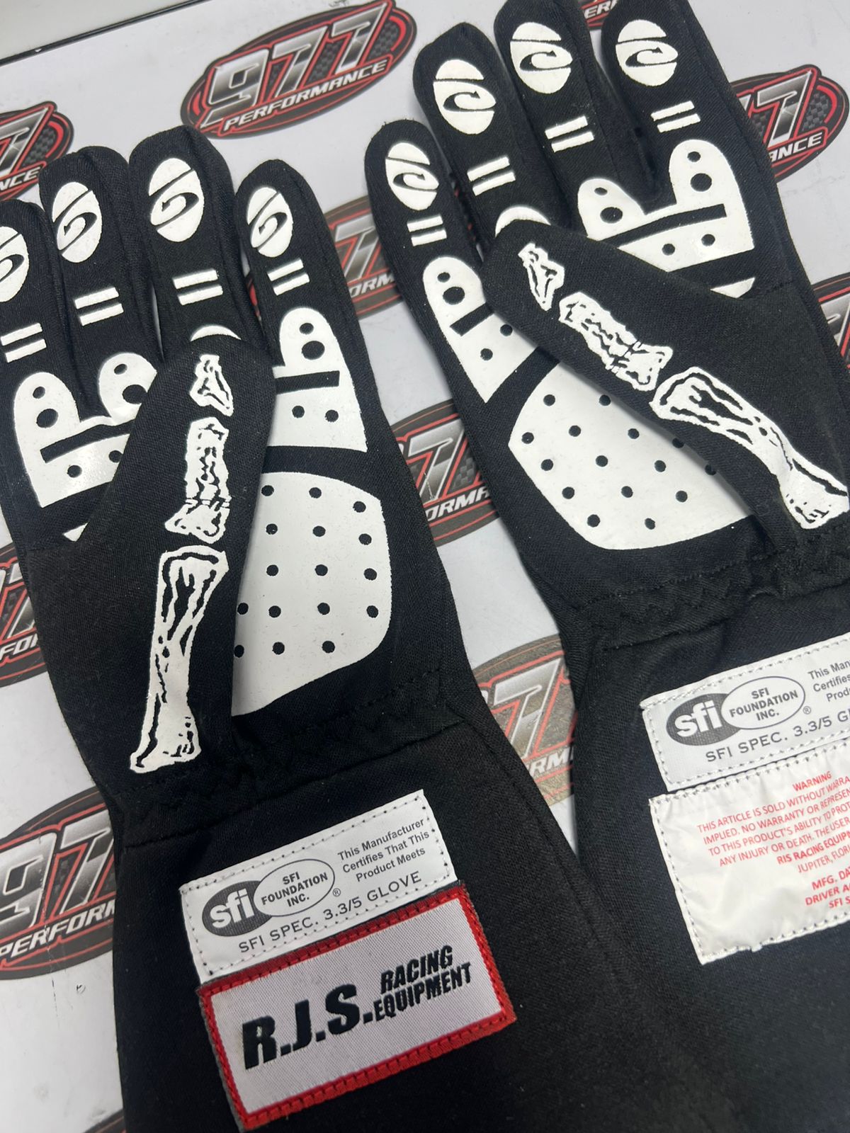 Par de Luvas SFI 3 "Esqueleto" - RJS - 60080137