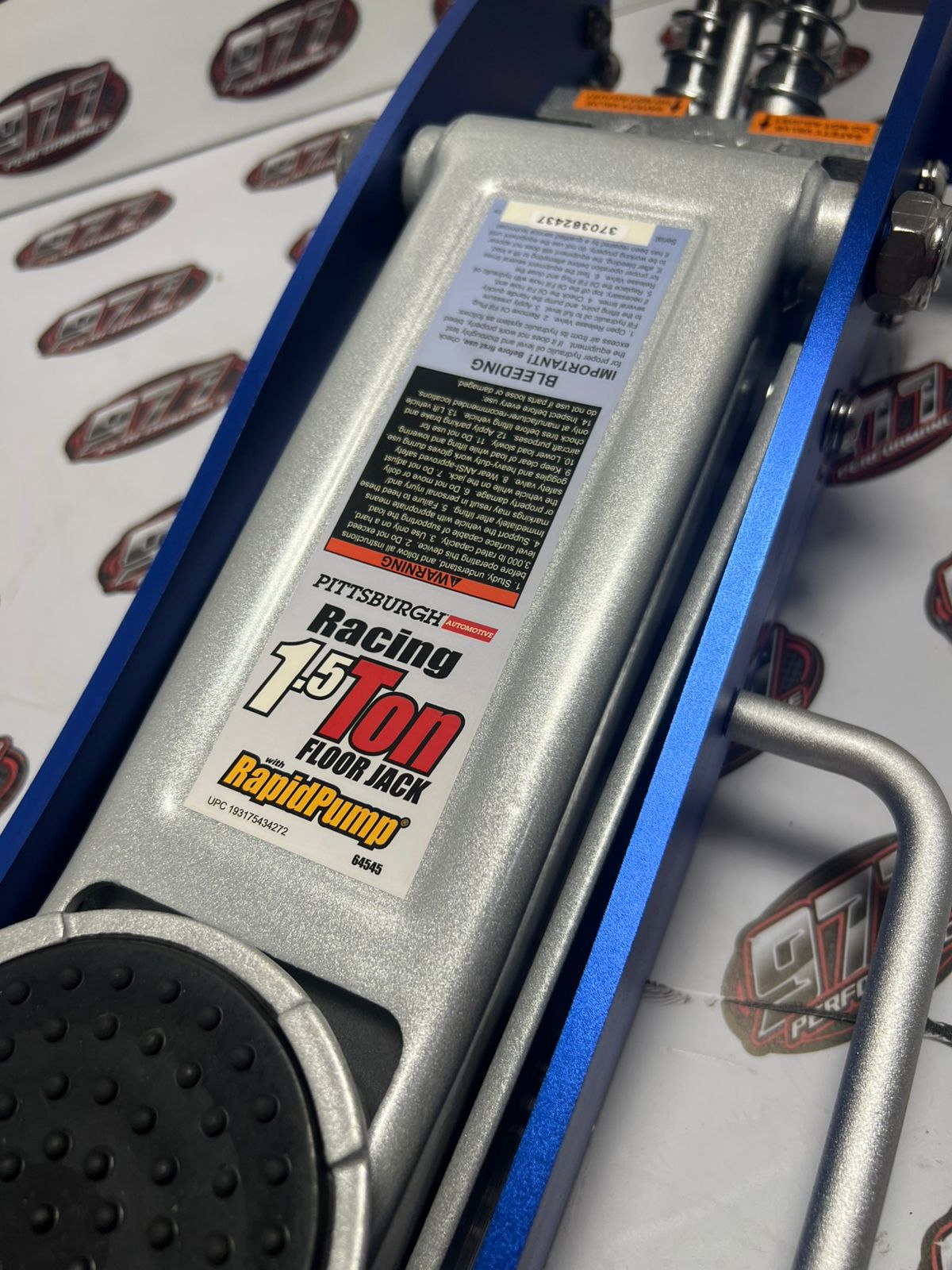 Macaco Hidráulico Jacaré Slim 1,5 Ton - Pittsburgh